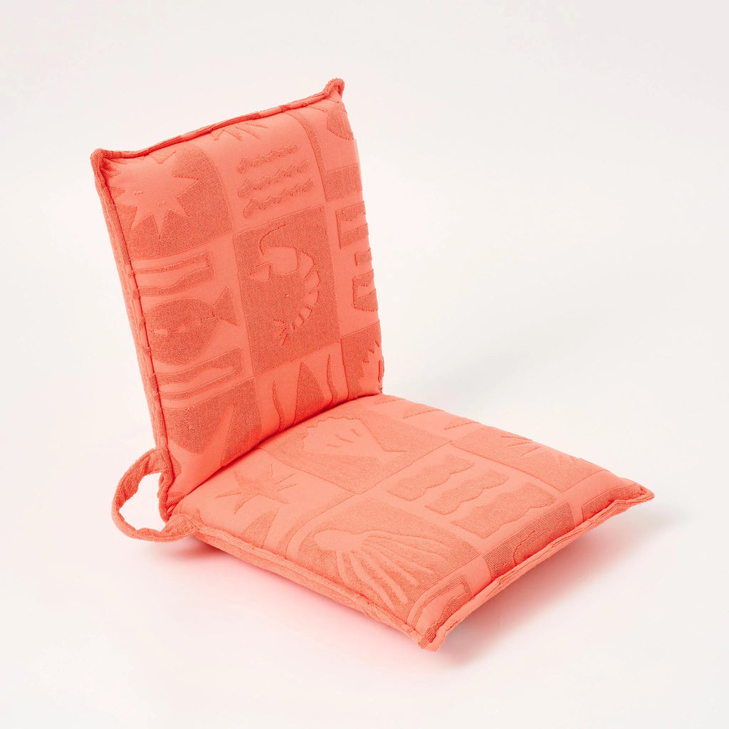 SUNNYLiFE White Color Folding Seat Jardin Ocean