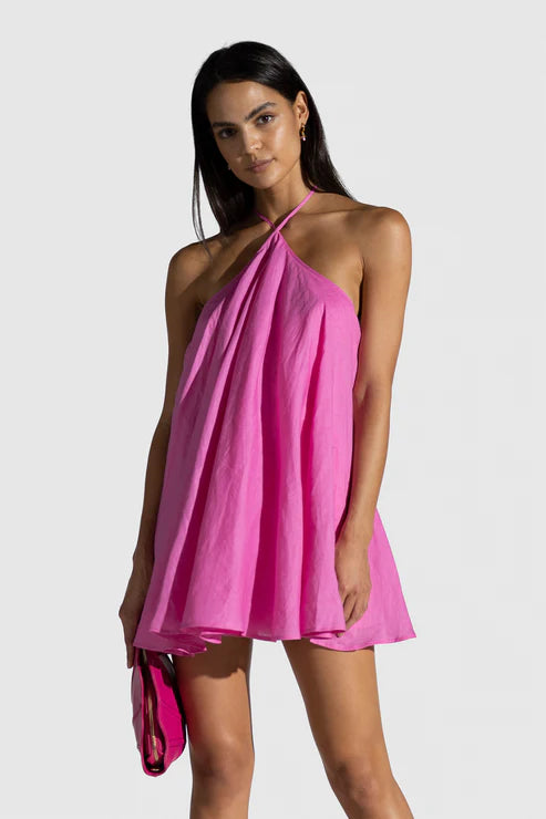 the wolf gang pink dress The Wolf Gang Gaia Bubble Dress