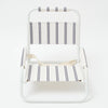 Sunnylife Beach Chair - Charcoal Stripe