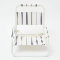 Sunnylife Beach Chair - Charcoal Stripe