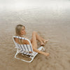 Sunnylife Beach Chair - Charcoal Stripe