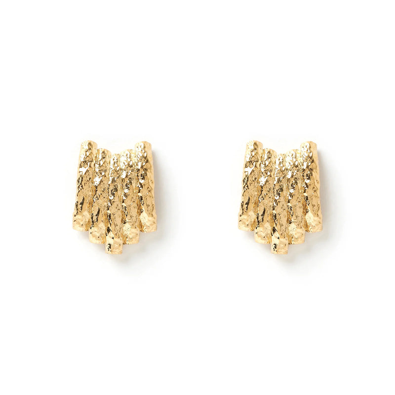 Arms Of Eve Coral Gold Earrings