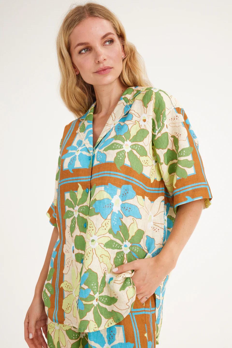 Summery Copenhagen Dream Box Shirt - Blue Danube