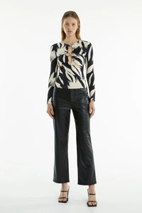 Third Form Drifter LS Top - Feather Print