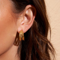 Arms Of Elodi Gold Hoop Earrings