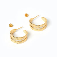 Arms Of Elodi Gold Hoop Earrings