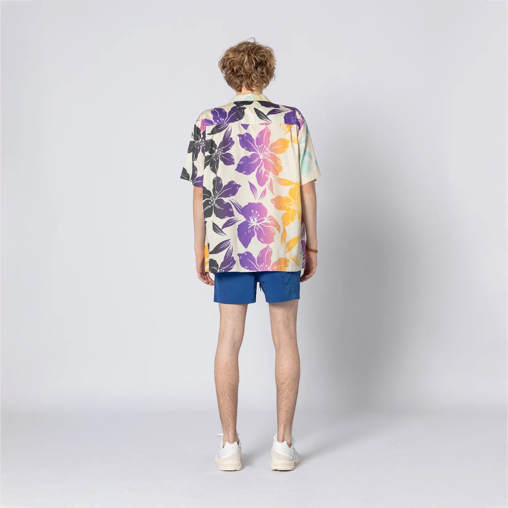 Double Rainbouu Futuro Beach Hawaiian Shirt