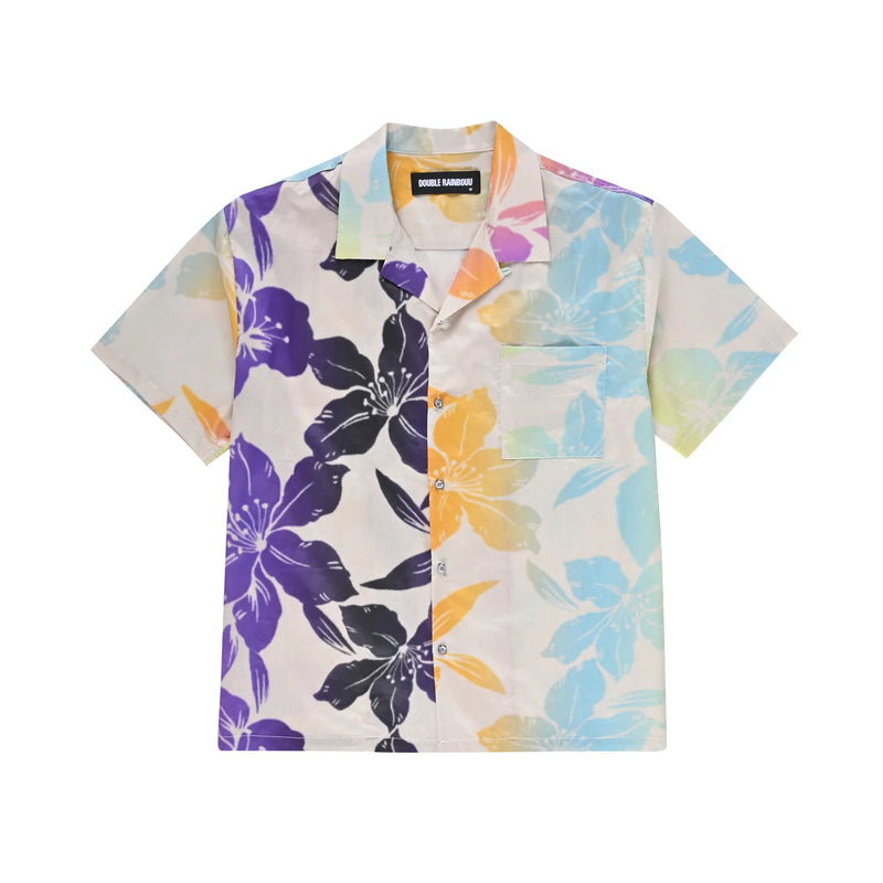 Double Rainbouu Futuro Beach Hawaiian Shirt