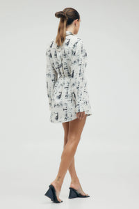 Third Form Lip Service Oversize Shirt Dress - Lips