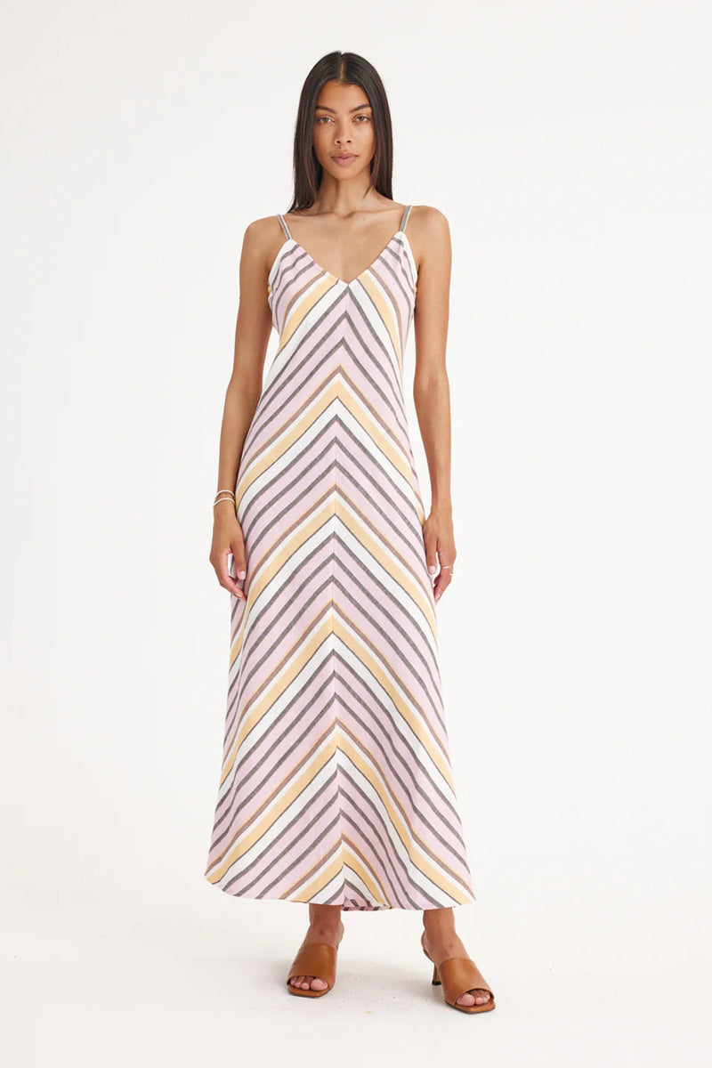 Summery Copenhagen Lucie Strap Dress - Pink Mist