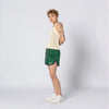 Double Rainbouu Unisex Mesh Green Running Shorts