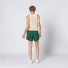 Double Rainbouu Unisex Mesh Green Running Shorts