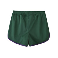 Double Rainbouu Unisex Mesh Green Running Shorts