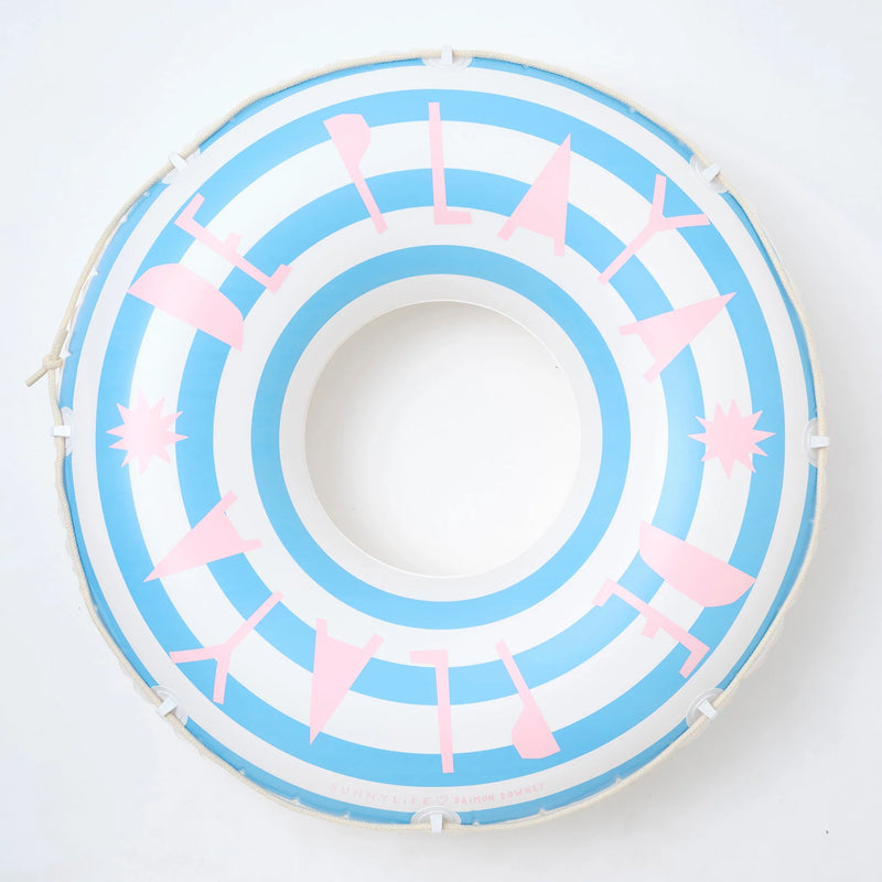 SunnyLife Retro Pool Ring - De Playa Stripe