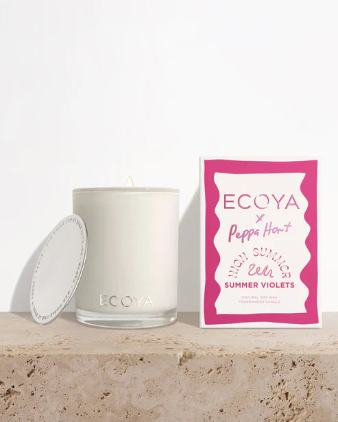 Ecoya Candle Madison Jar - Summer Violets Limited Edition