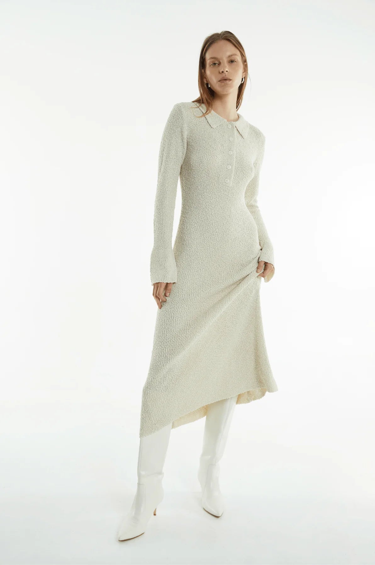 Third Form Unbound Knit Shirt Dress - Shell