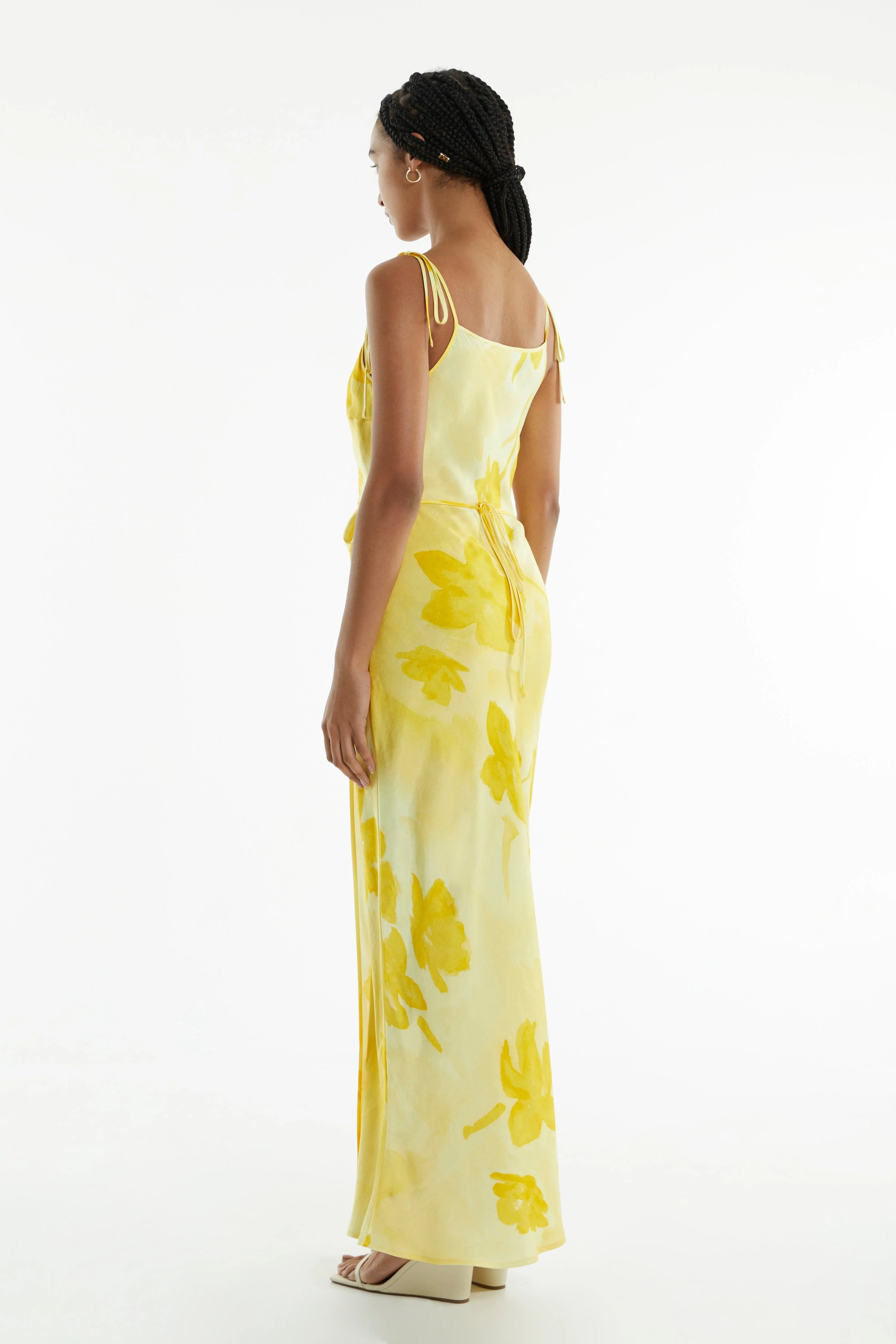 Third Form Wild Flower Wrap Maxi Slip Dress Floral – Vividshop