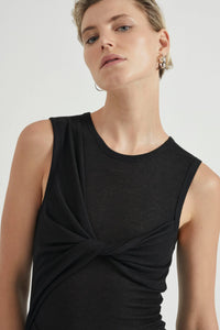 Third Form Wind Through Tank Dress - Black