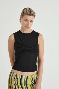 Third Form Wind Through Tank Top - Black