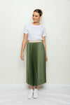 Bande Studio Posy Pleated Skirt - Olive