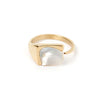 Arms Of Eve Cleo Gold and Mother of Pearl Ring