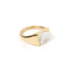 Arms Of Eve Cleo Gold and Mother of Pearl Ring