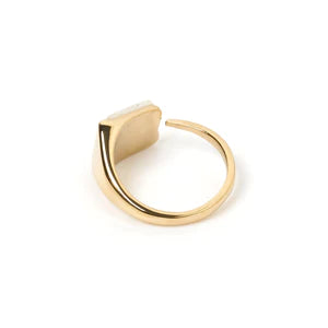 Arms Of Eve Cleo Gold and Mother of Pearl Ring