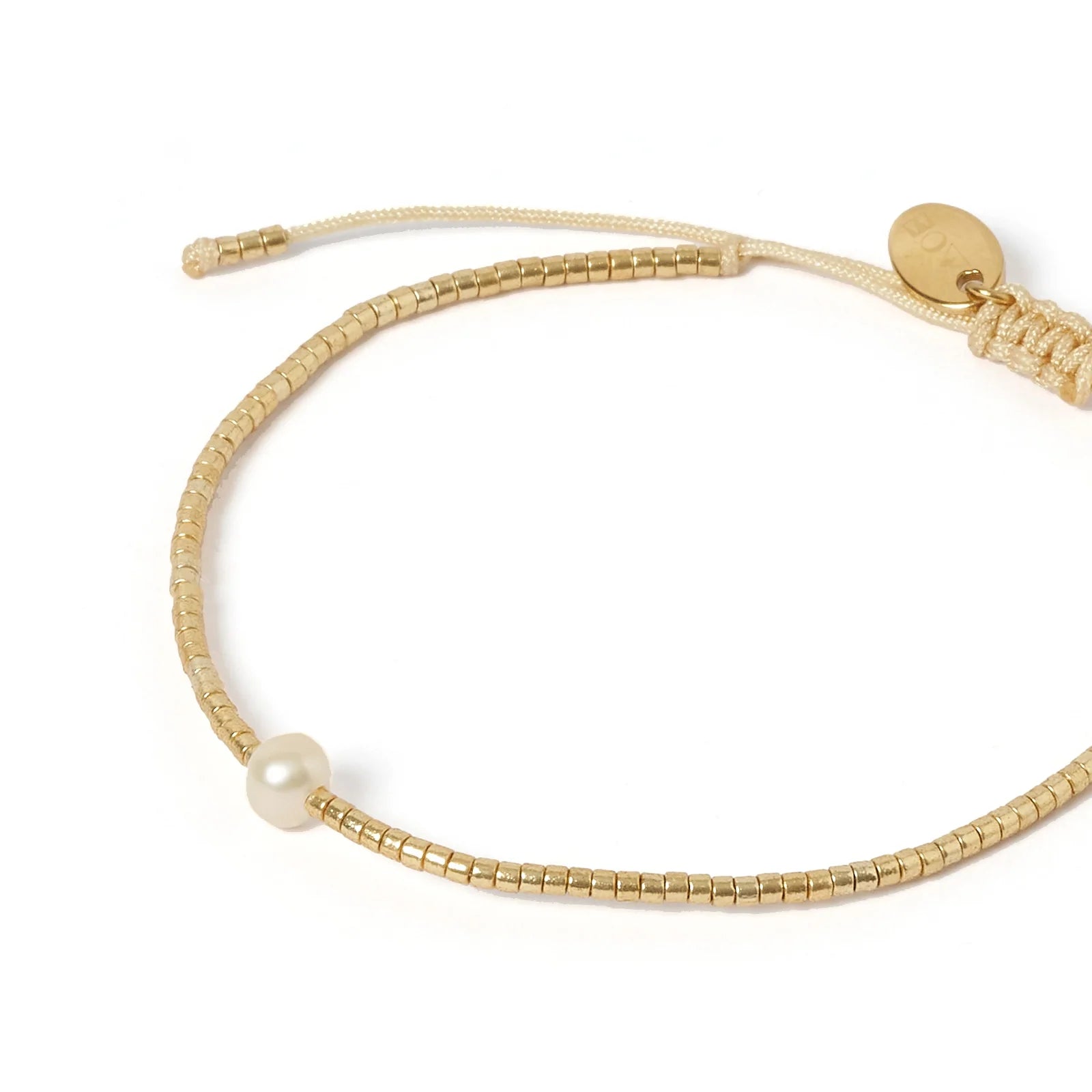 Arms Of Eve River Gold and Pearl Bracelet