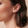 Jolie & Deen Blue Cielo Studs | Sterling Silver - Gold