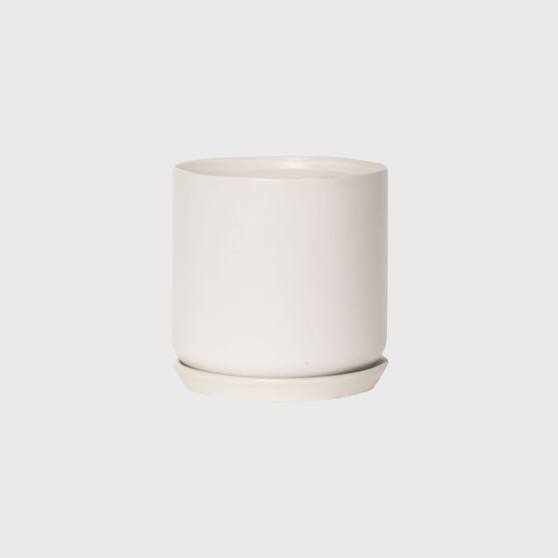 Potted LRG Oslo Planter Parchment