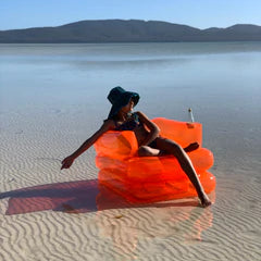 SunnyLife Inflatable Lilo Chair Neon Pomelo Vividshop