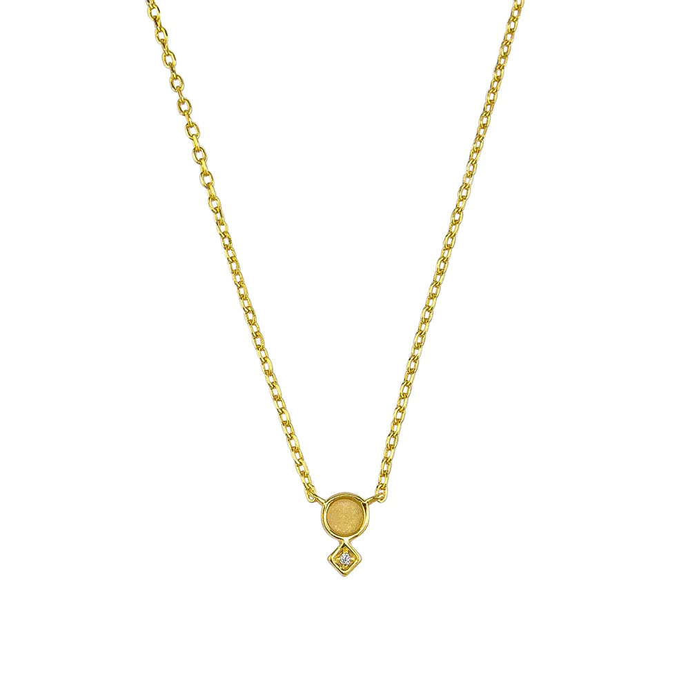 Jolie & Deen Marion Necklace | Sterling Silver - Gold
