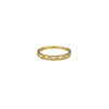 Jolie & Deen Crystal Mya Ring Sterling Silver - Gold