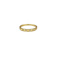 Jolie & Deen Crystal Mya Ring Sterling Silver - Gold