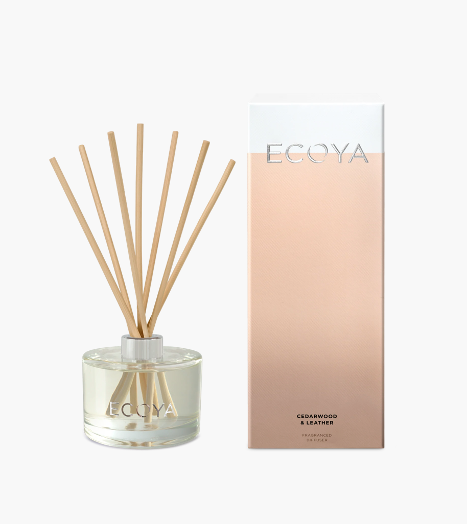 Ecoya Cedarwood and Leather Fragranced Diffuser