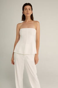 Third Form Sliding Doors Strapless Top - Off White