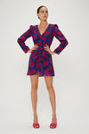Third Form Full Bloom LS Mini Dress - Pop Floral