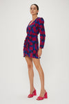 Third Form Full Bloom LS Mini Dress - Pop Floral