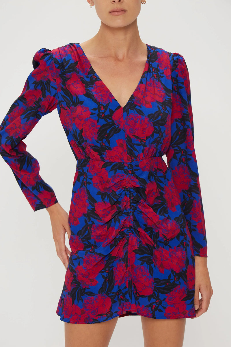 Third Form Full Bloom LS Mini Dress - Pop Floral