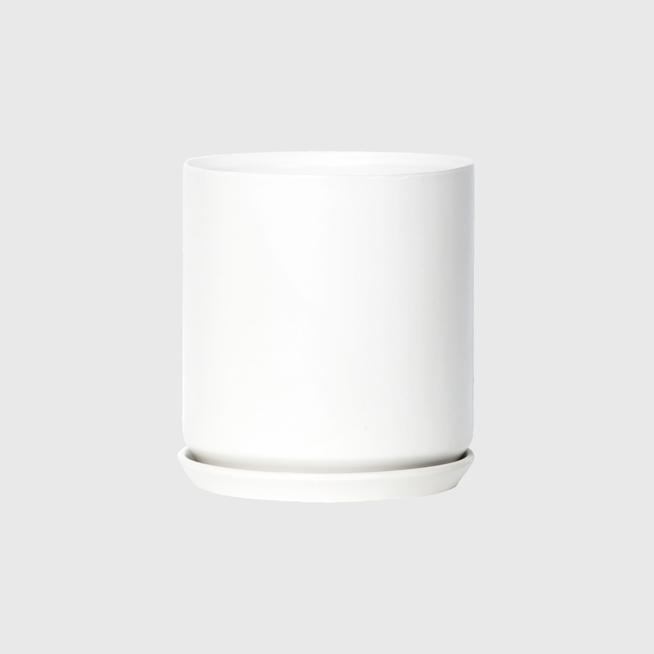Potted XL Oslo Planter Ice White