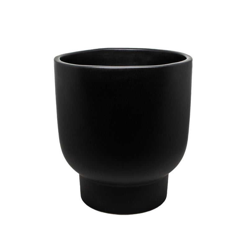 Potted XL Stockholm Planter Jet Black