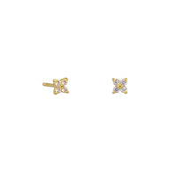 Jolie & Deen Crystal Anthea Studs | Sterling Silver - Gold