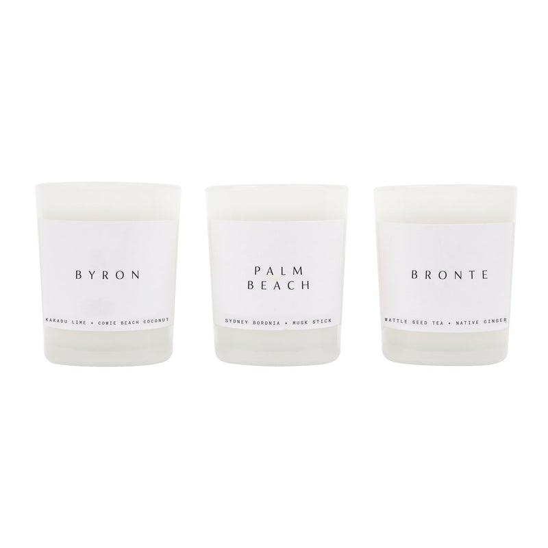 Sunnylife Scented Candle 3 Pack - Bronte, Byron & Palm Beach