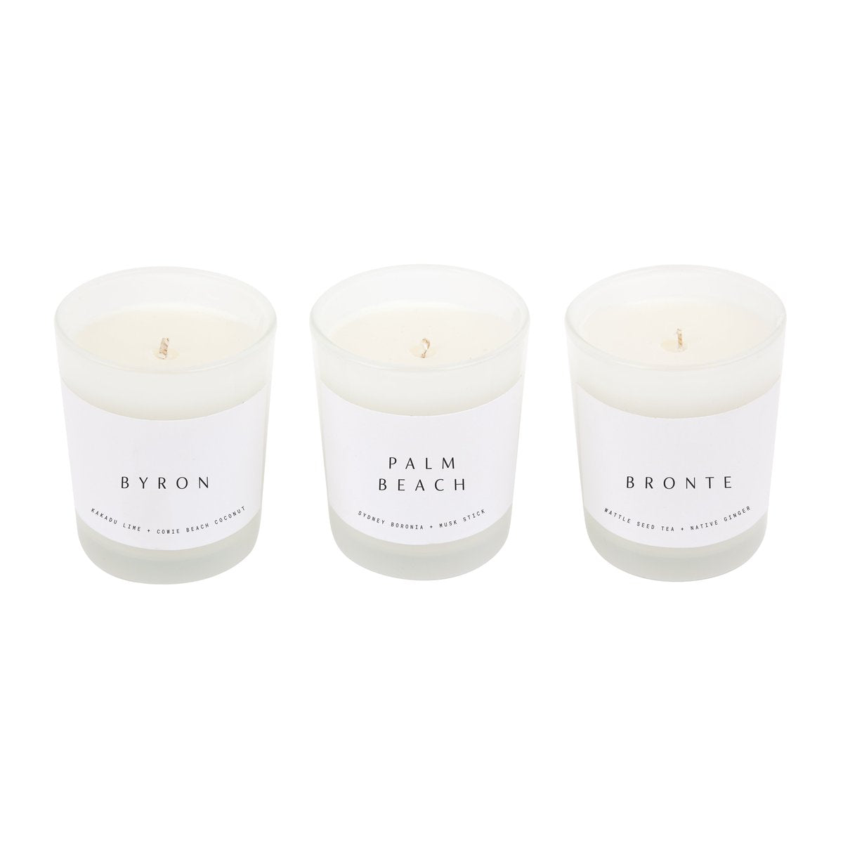 Sunnylife Scented Candle 3 Pack - Bronte, Byron & Palm Beach