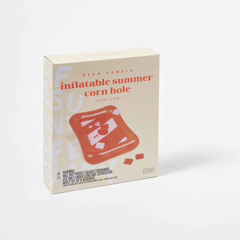 Sunnylife Inflatable Cornhole Game - Neon Pomelo
