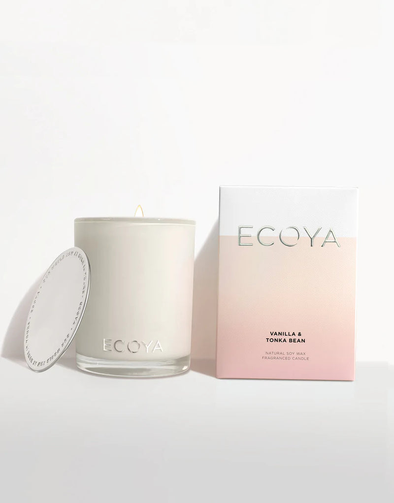 Ecoya Candle Madison Jar - Vanilla & Tonka Bean