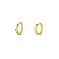 HARPER SLEEPERS STERLING SILVER - GOLD