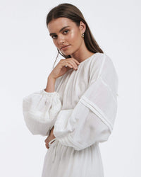 Charlie Holiday Harriet Top - White
