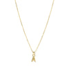 Arms Of Eve Initial Gold Charm Necklace