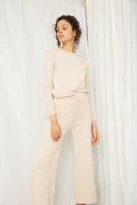 Third Form In The Crew LS Top - Natural